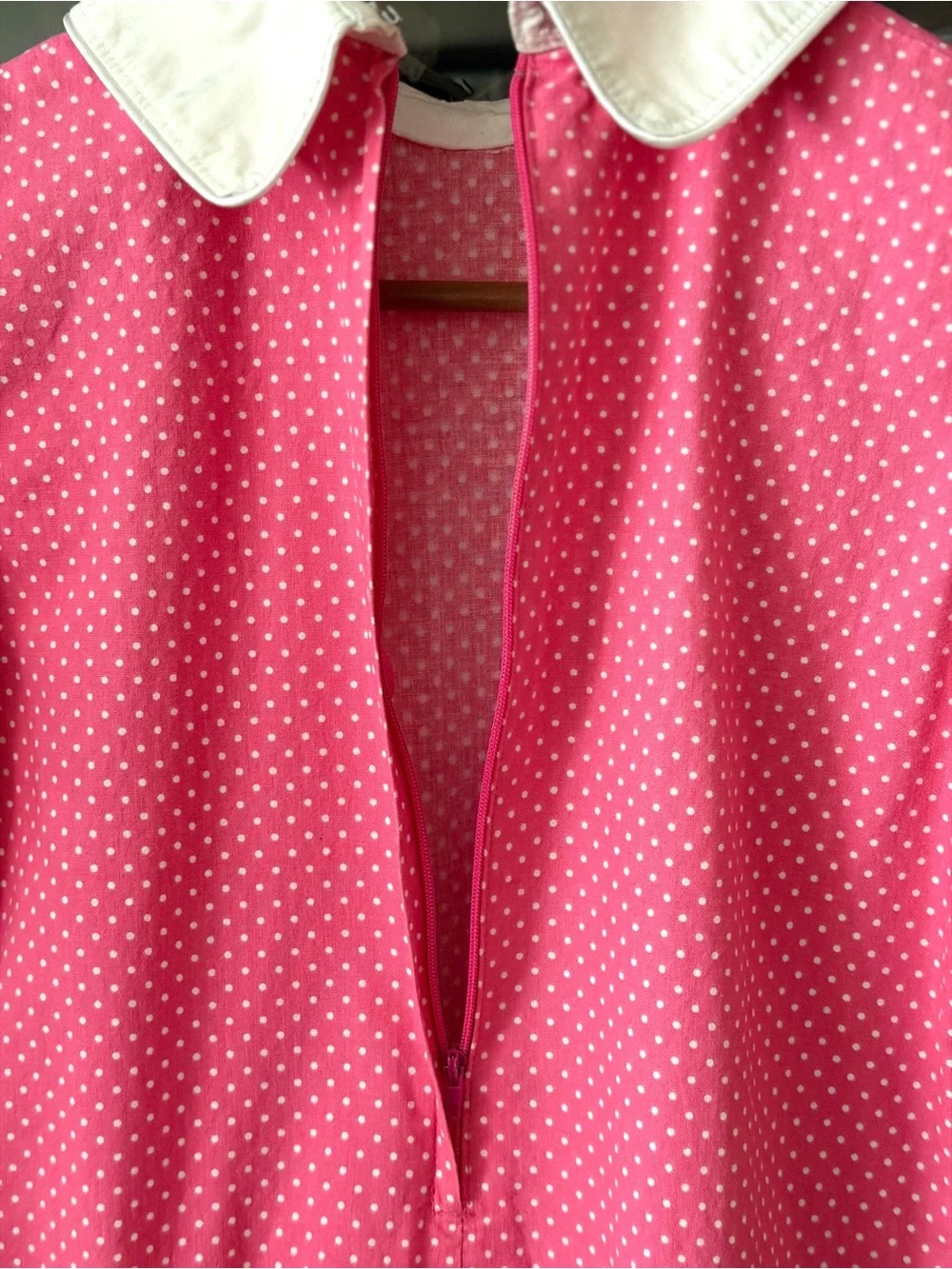 Vintage handmade girls pink dress - Picture 10 of 13